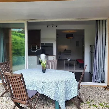 Appart Rez-de-jardin Dans Avec Piscine
